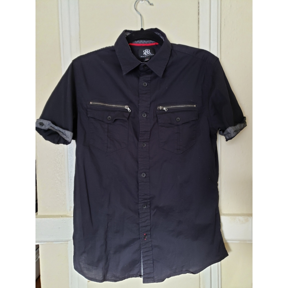 Rock & Republic Black Button Up